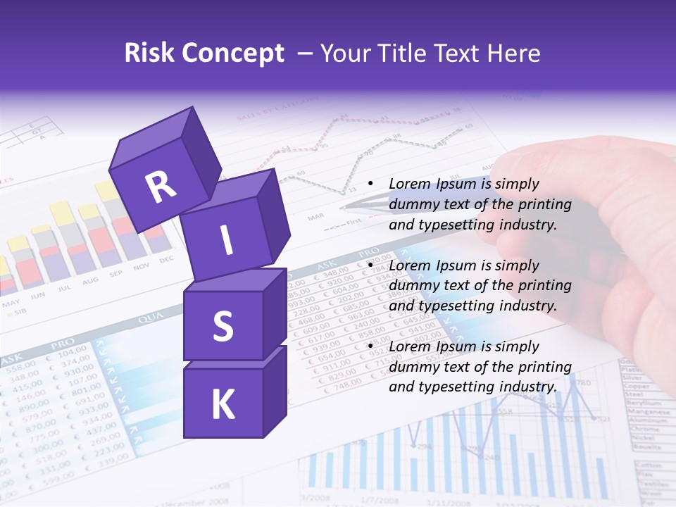 Blue Stock Market PowerPoint Template