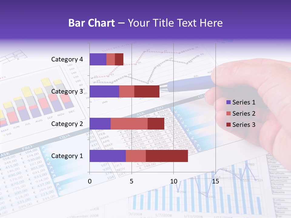 Blue Stock Market PowerPoint Template