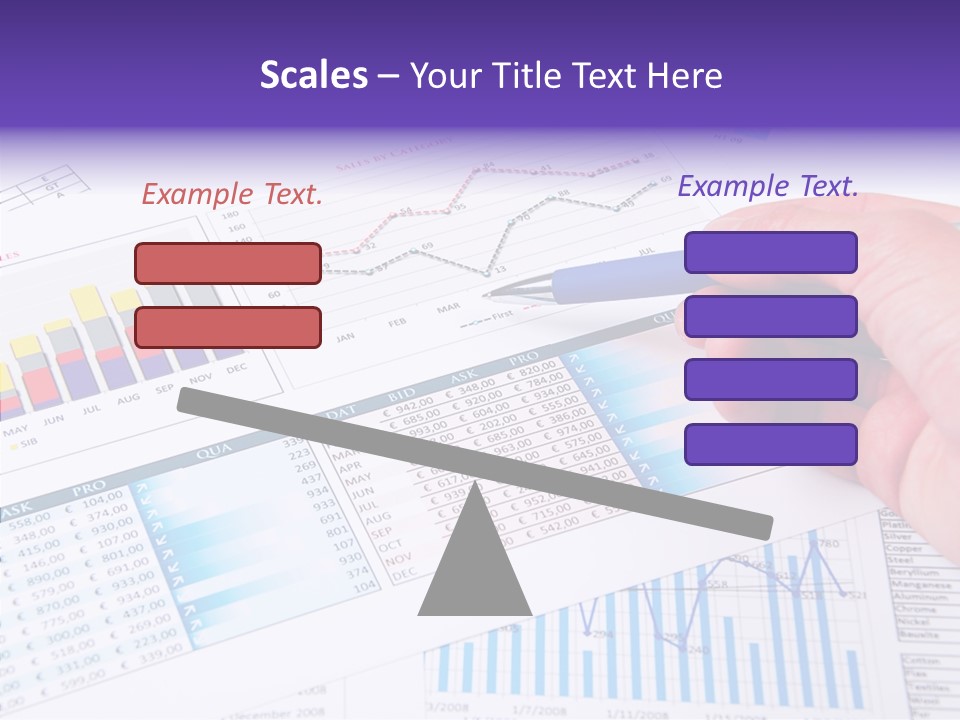 Blue Stock Market PowerPoint Template