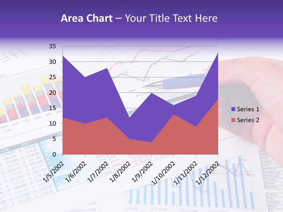 Blue Stock Market PowerPoint Template