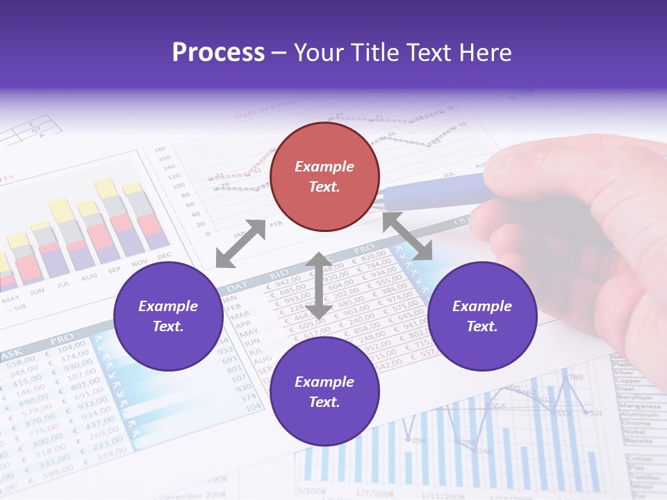 Blue Stock Market PowerPoint Template