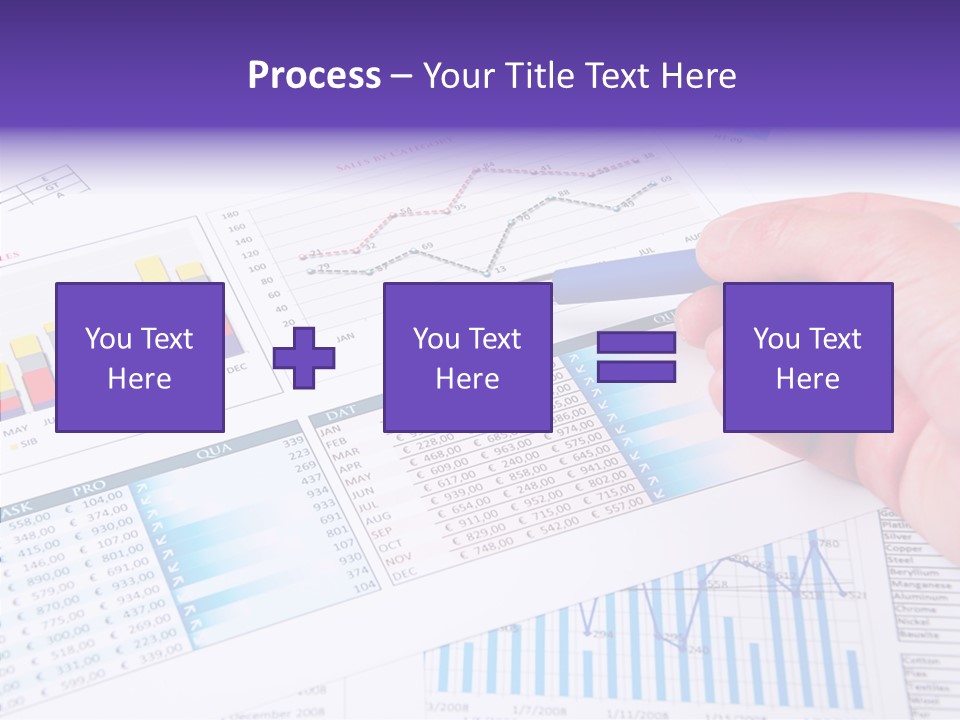 Blue Stock Market PowerPoint Template