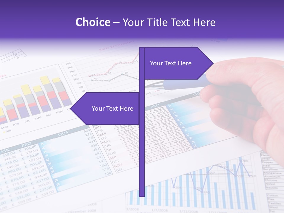 Blue Stock Market PowerPoint Template