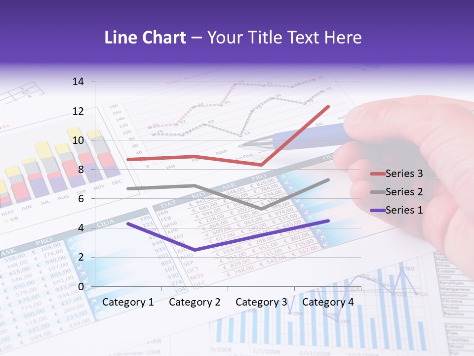 Blue Stock Market PowerPoint Template