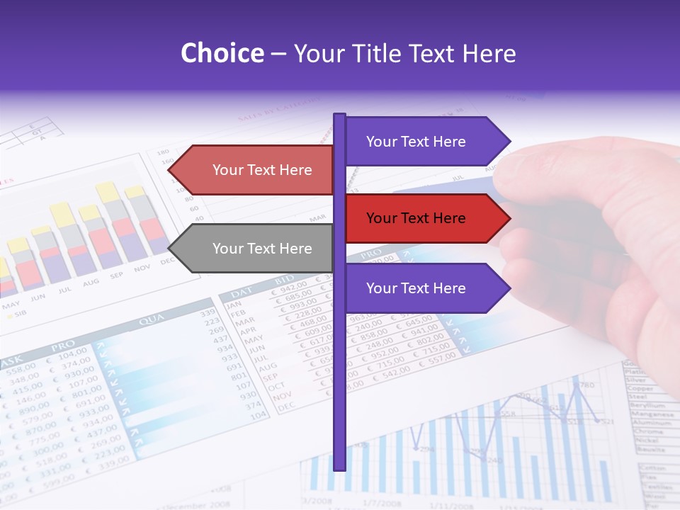 Blue Stock Market PowerPoint Template
