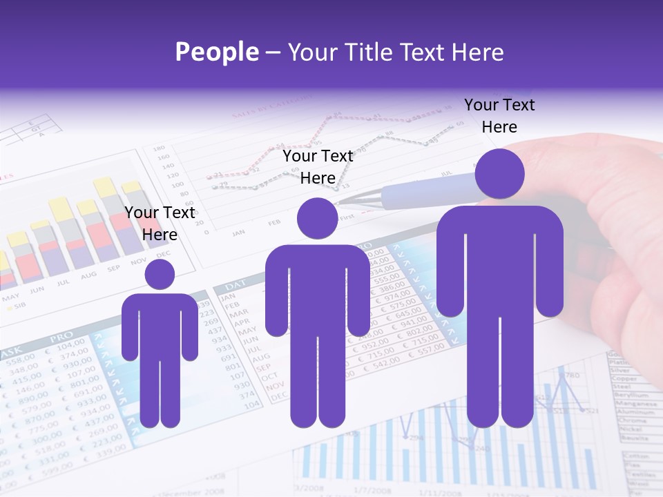 Blue Stock Market PowerPoint Template