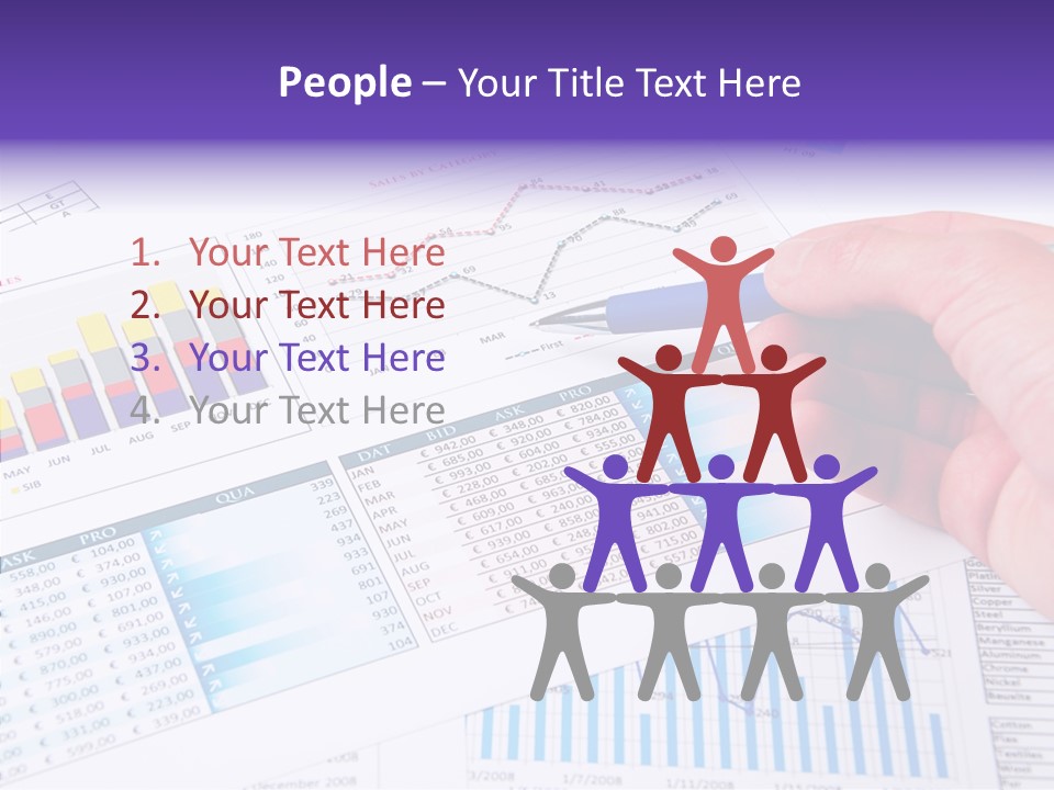 Blue Stock Market PowerPoint Template