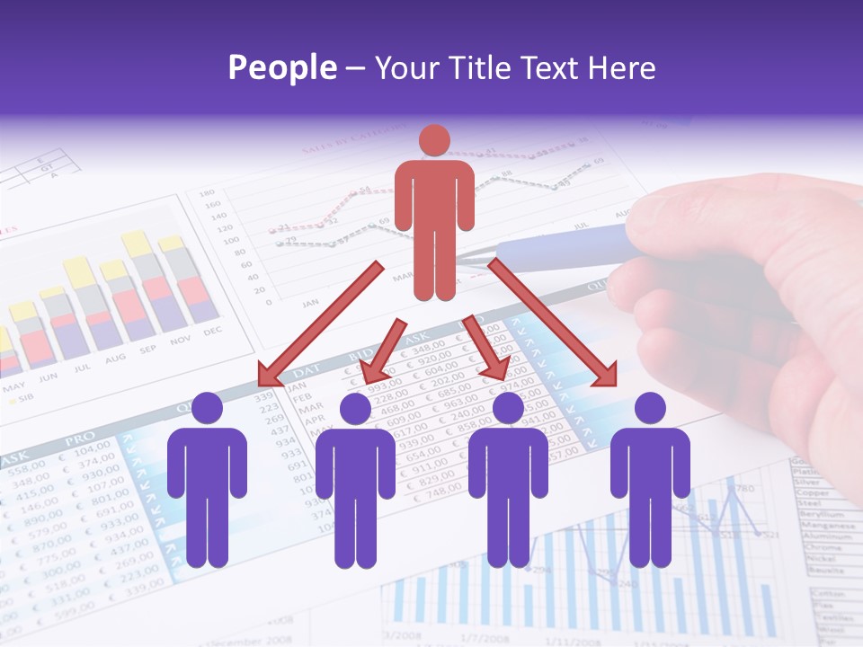 Blue Stock Market PowerPoint Template