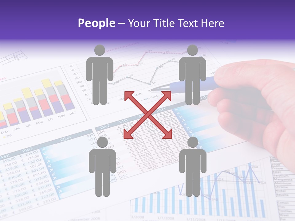 Blue Stock Market PowerPoint Template