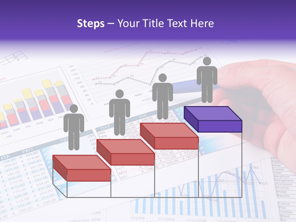 Blue Stock Market PowerPoint Template