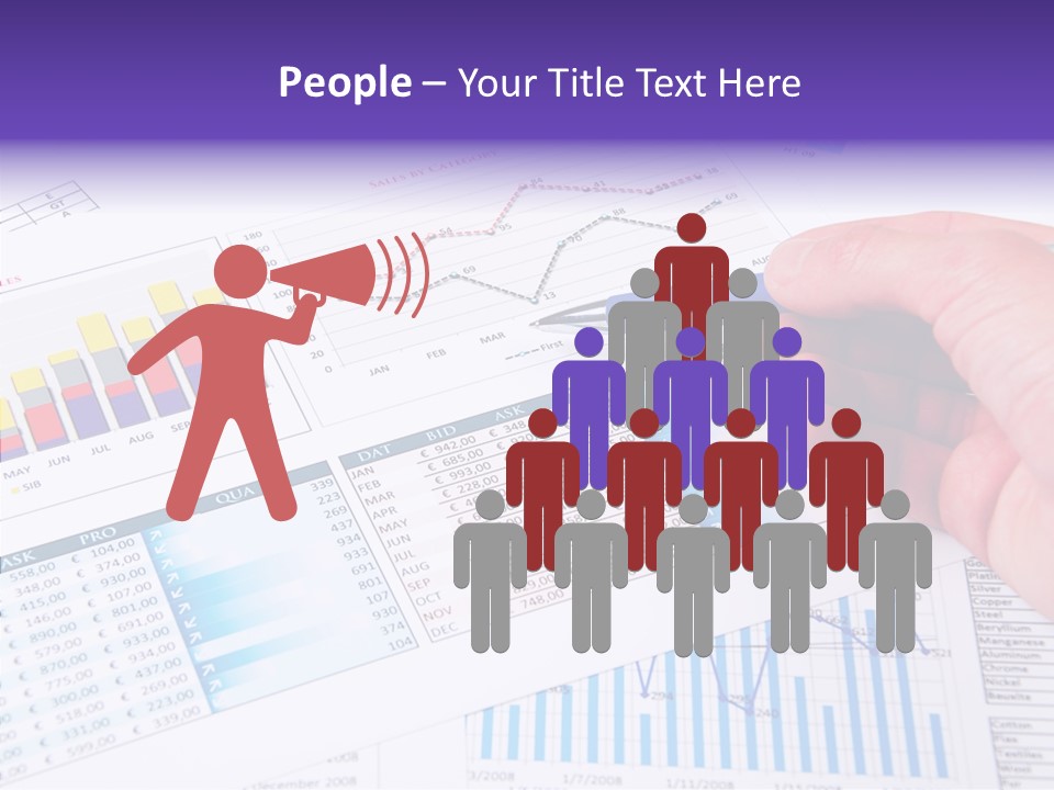 Blue Stock Market PowerPoint Template