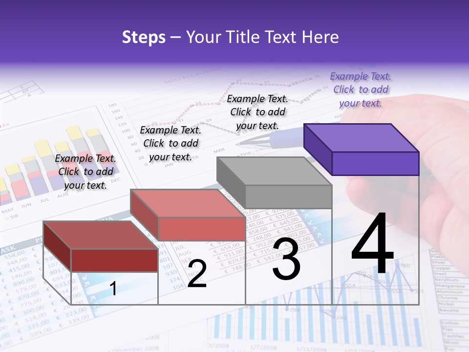 Blue Stock Market PowerPoint Template