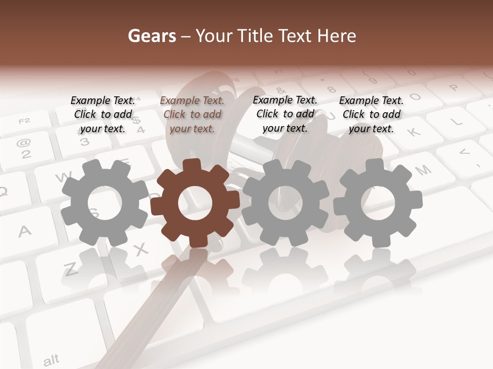 Internet Hammer Password PowerPoint Template