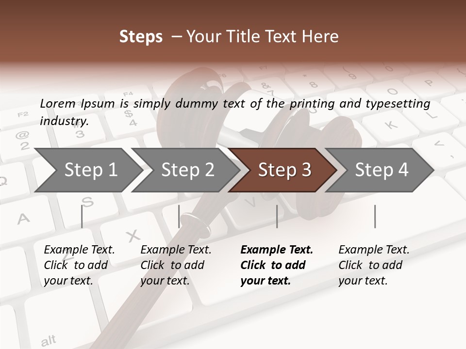 Internet Hammer Password PowerPoint Template