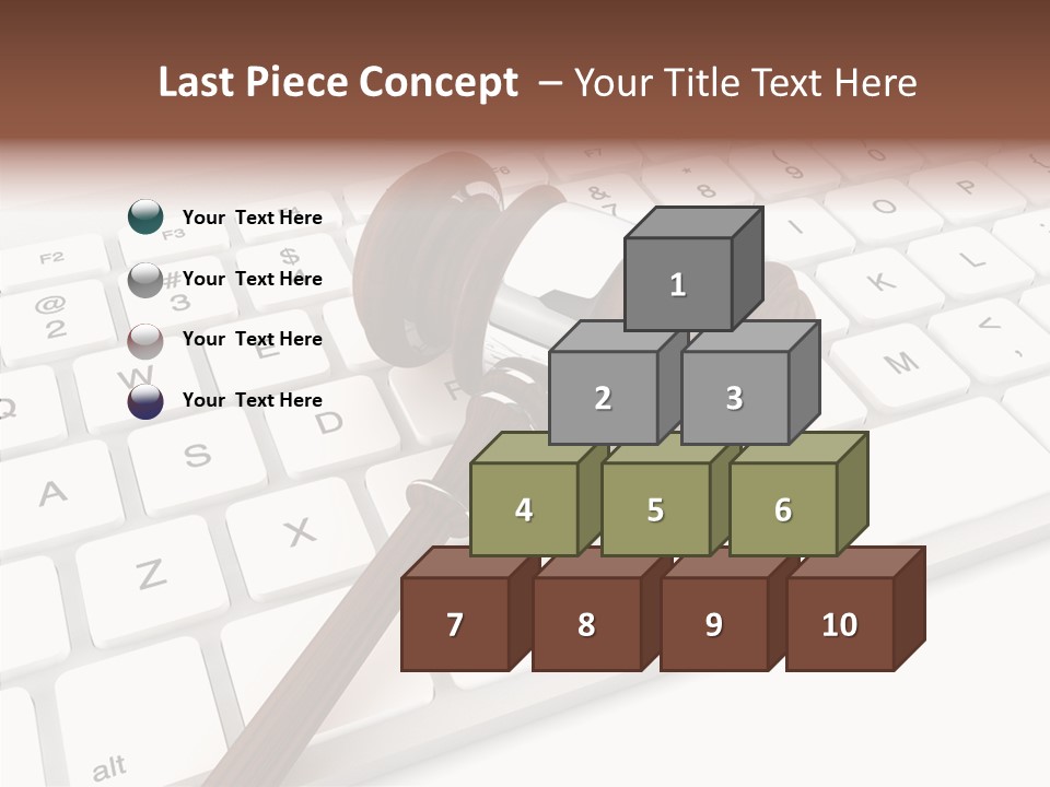Internet Hammer Password PowerPoint Template