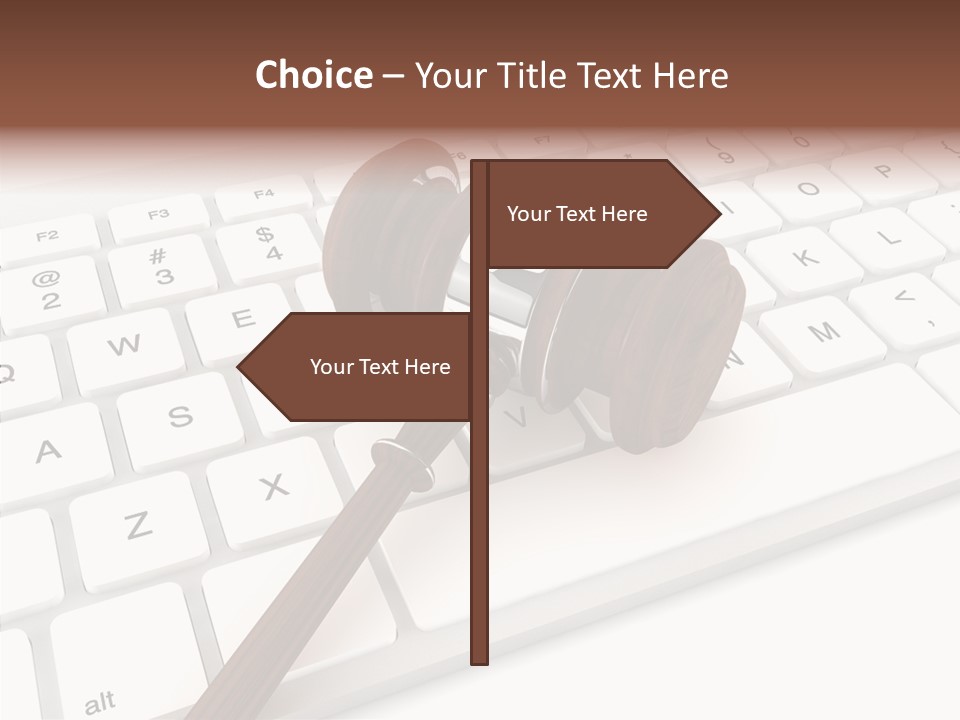 Internet Hammer Password PowerPoint Template