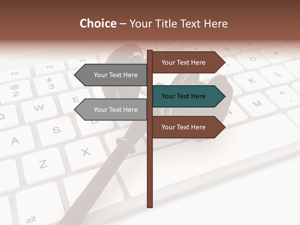 Internet Hammer Password PowerPoint Template