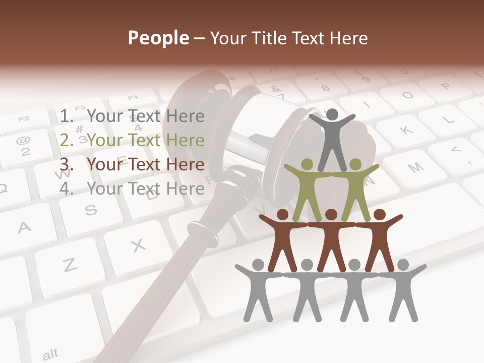 Internet Hammer Password PowerPoint Template