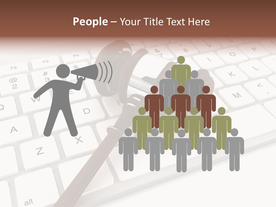 Internet Hammer Password PowerPoint Template