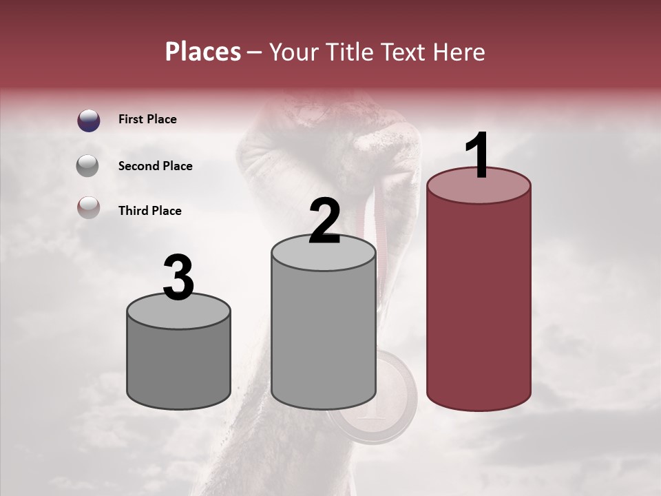 Goal Athlete Challenge PowerPoint Template