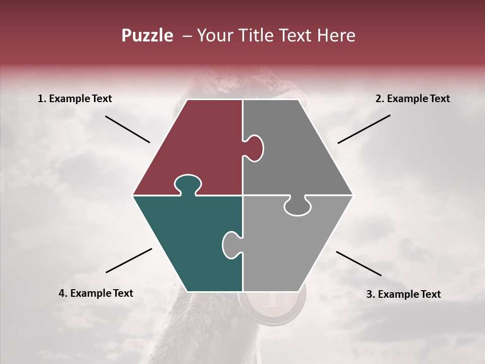 Goal Athlete Challenge PowerPoint Template