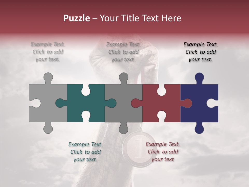 Goal Athlete Challenge PowerPoint Template