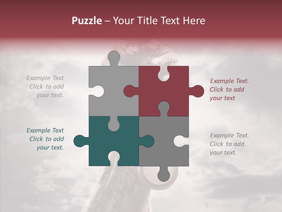 Goal Athlete Challenge PowerPoint Template