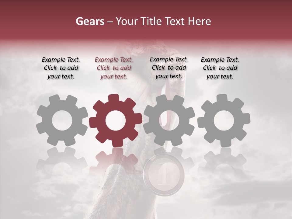 Goal Athlete Challenge PowerPoint Template