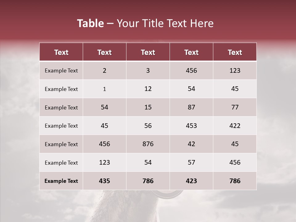 Goal Athlete Challenge PowerPoint Template