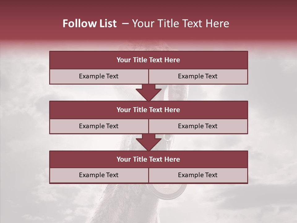 Goal Athlete Challenge PowerPoint Template