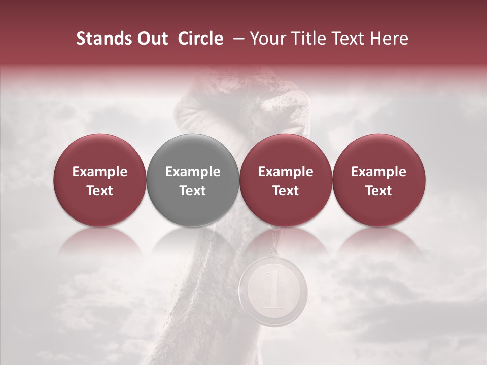 Goal Athlete Challenge PowerPoint Template