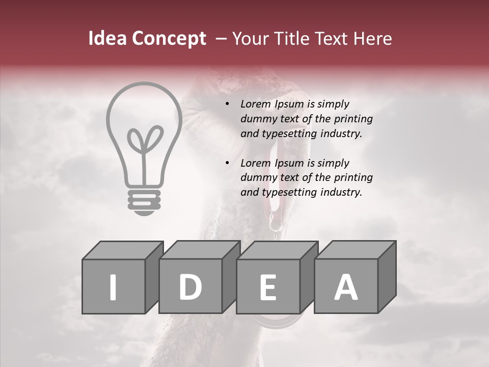 Goal Athlete Challenge PowerPoint Template