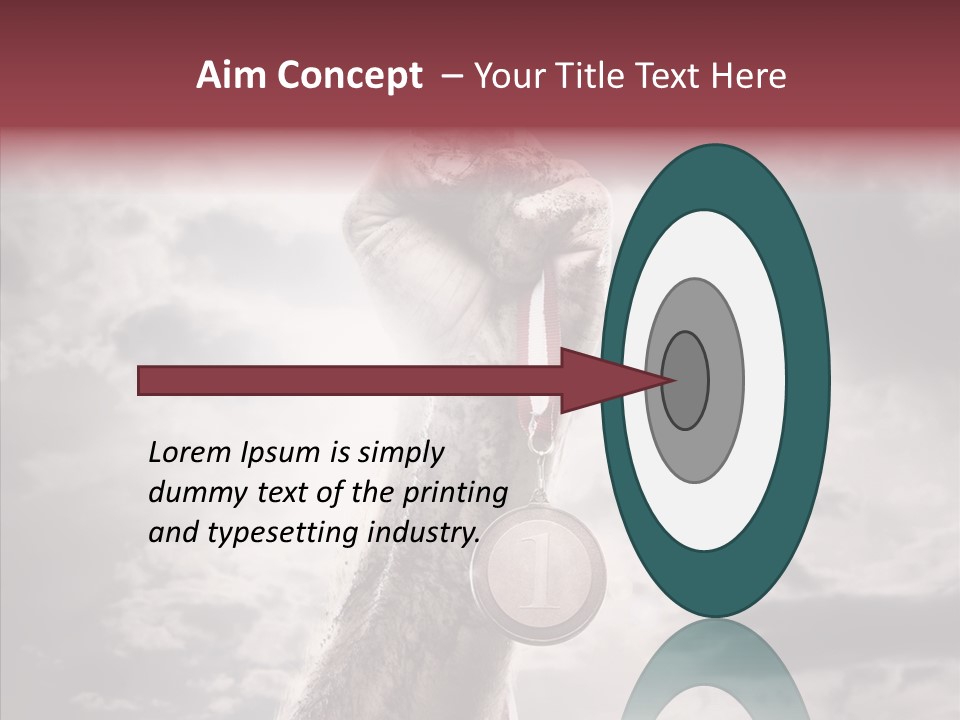 Goal Athlete Challenge PowerPoint Template