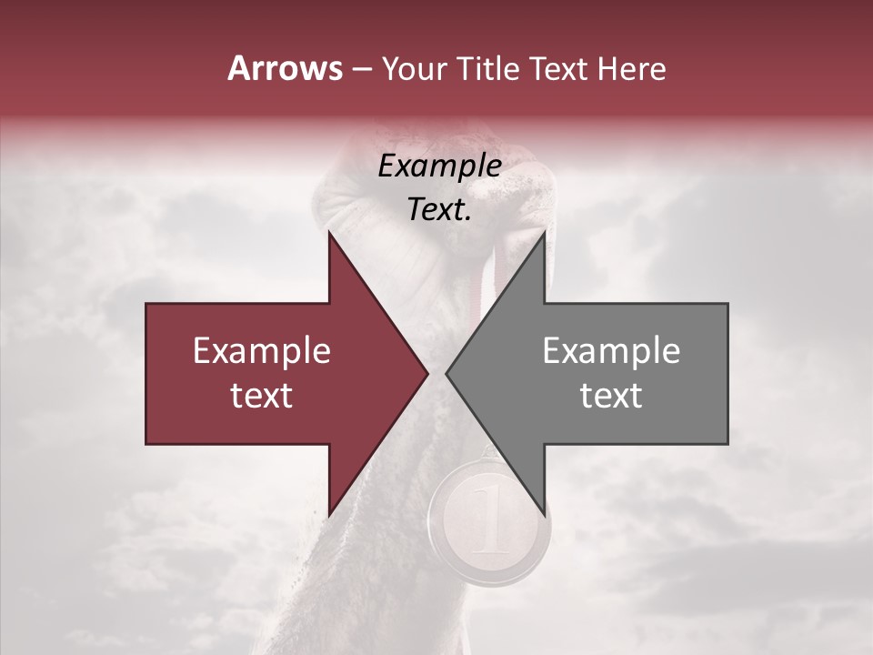 Goal Athlete Challenge PowerPoint Template