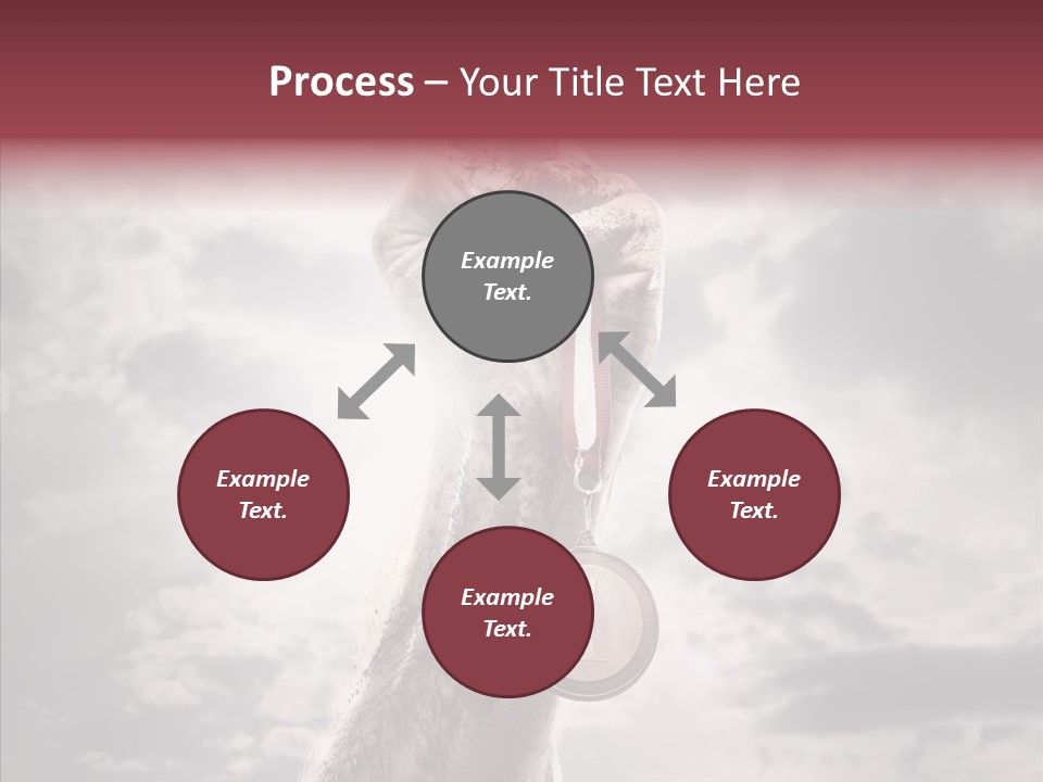 Goal Athlete Challenge PowerPoint Template