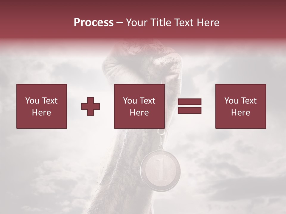 Goal Athlete Challenge PowerPoint Template