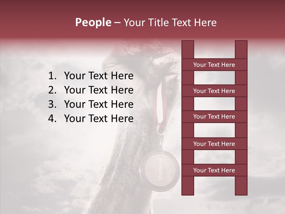 Goal Athlete Challenge PowerPoint Template