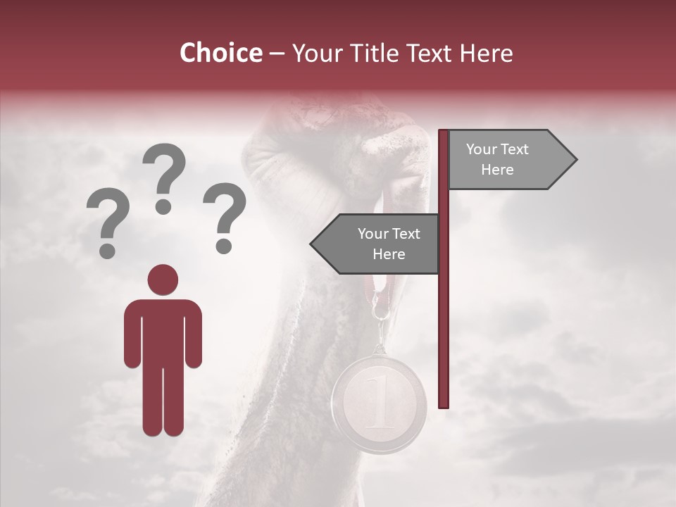 Goal Athlete Challenge PowerPoint Template