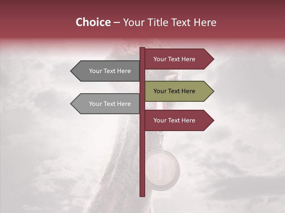 Goal Athlete Challenge PowerPoint Template