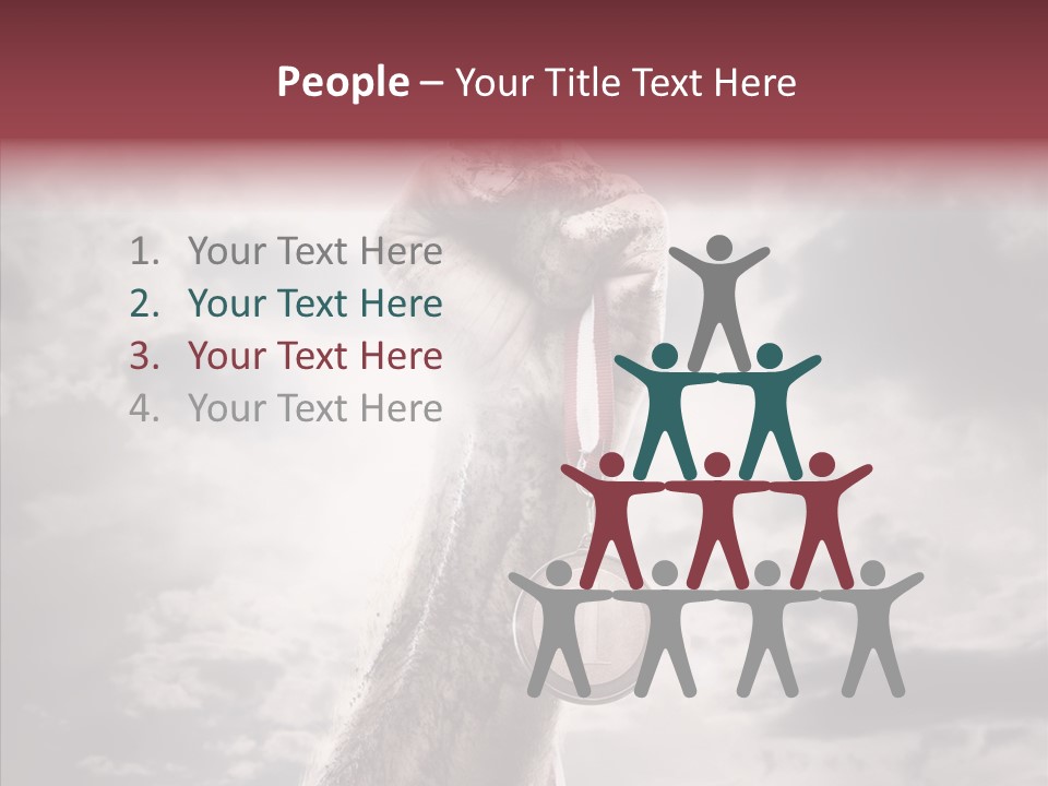 Goal Athlete Challenge PowerPoint Template