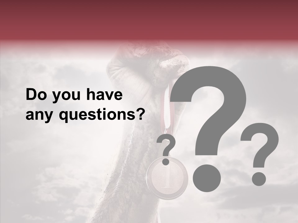 Goal Athlete Challenge PowerPoint Template