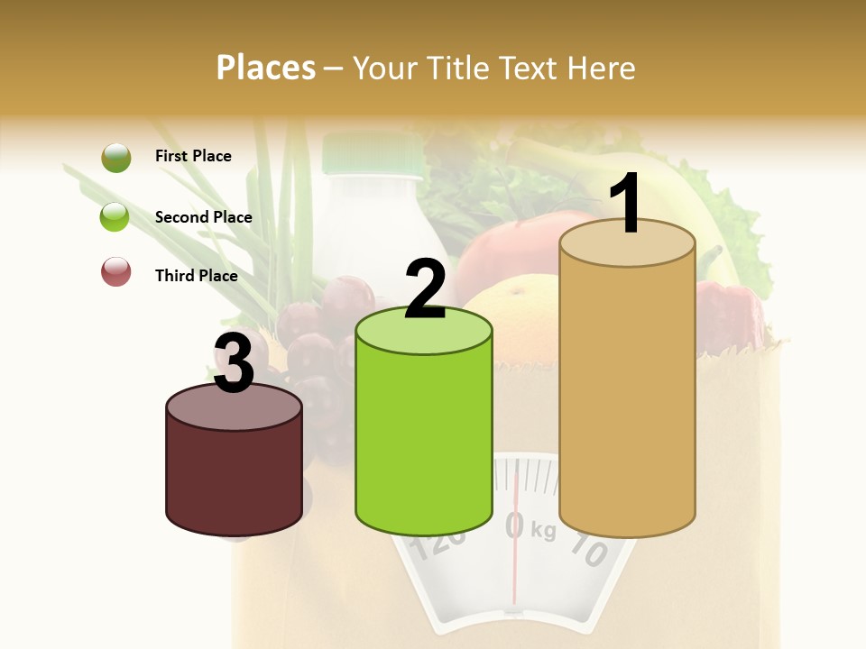 Mix Dietitian Grocery PowerPoint Template