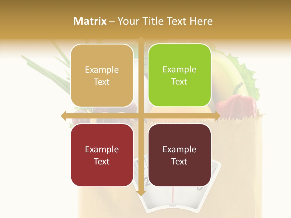 Mix Dietitian Grocery PowerPoint Template