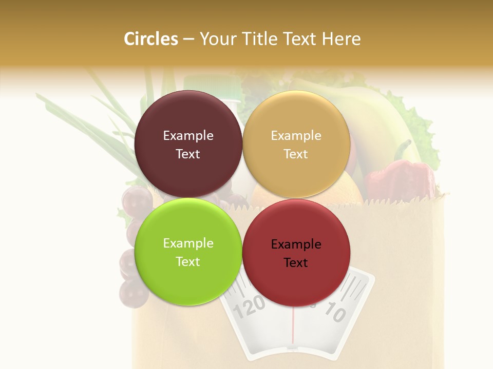 Mix Dietitian Grocery PowerPoint Template