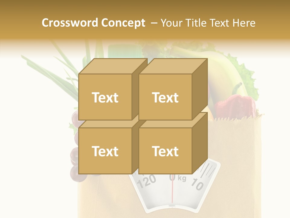 Mix Dietitian Grocery PowerPoint Template