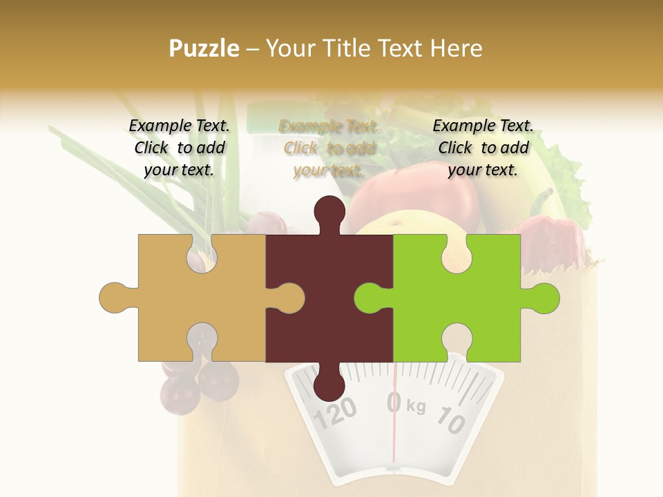 Mix Dietitian Grocery PowerPoint Template