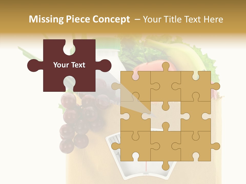 Mix Dietitian Grocery PowerPoint Template