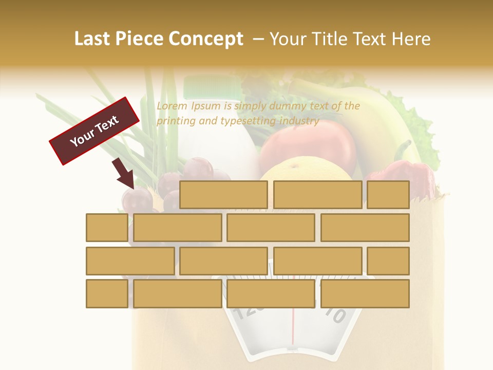 Mix Dietitian Grocery PowerPoint Template