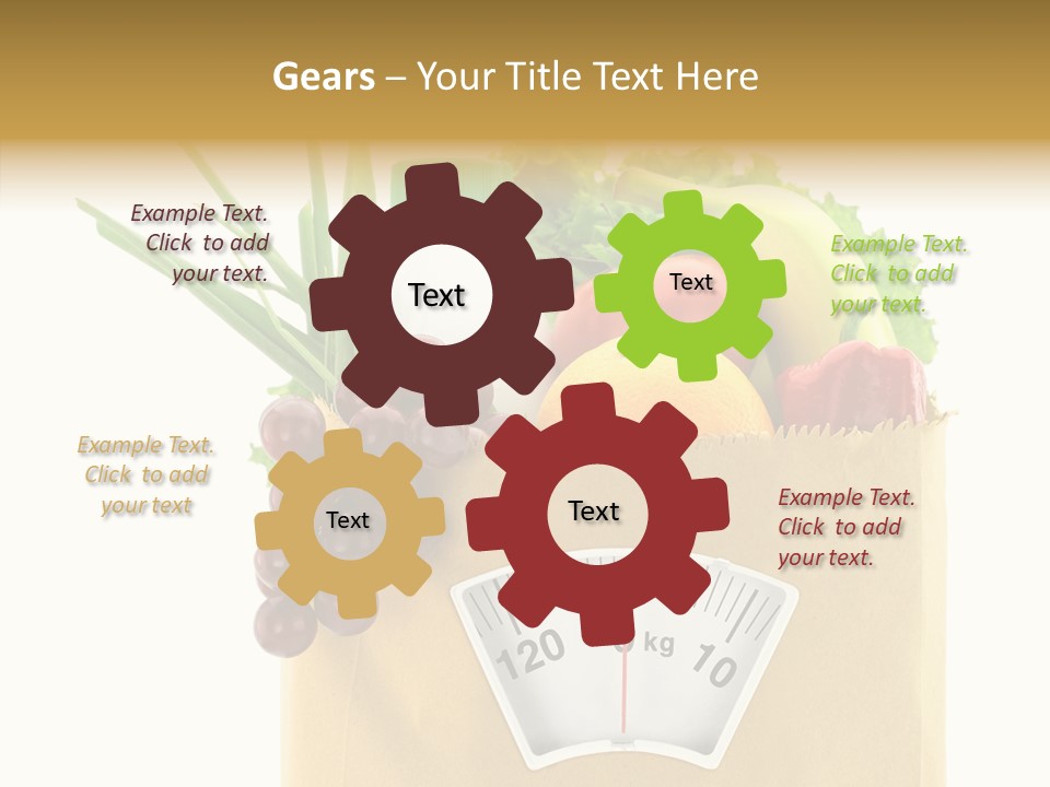 Mix Dietitian Grocery PowerPoint Template