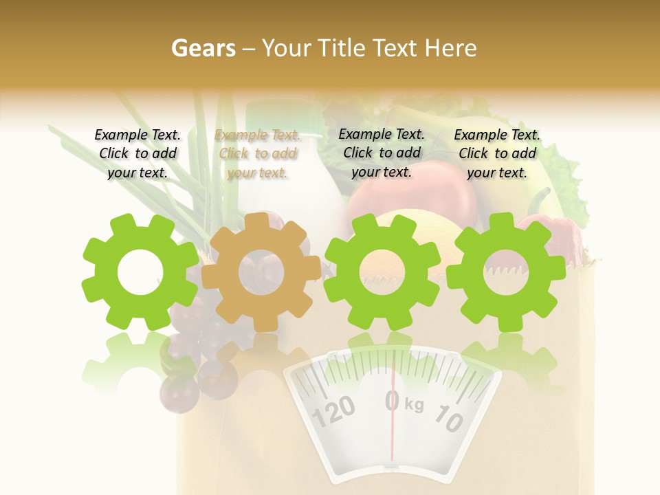 Mix Dietitian Grocery PowerPoint Template